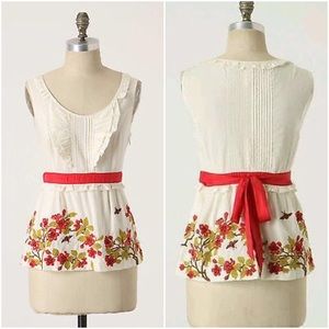 Anthropologie secret garden top